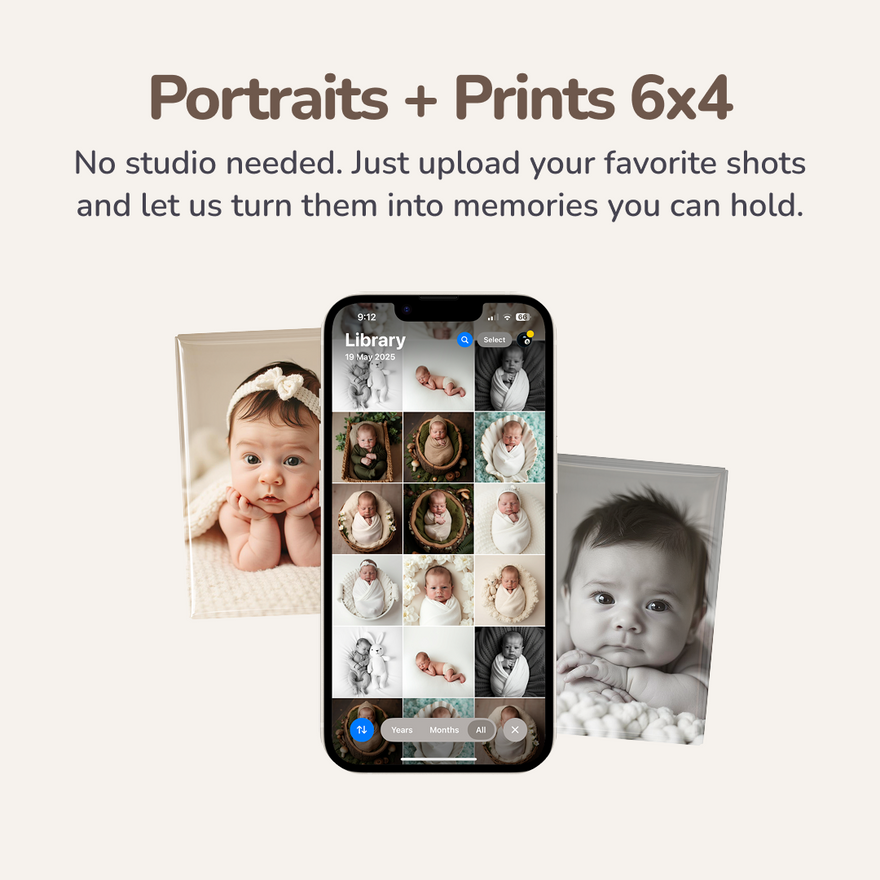 Portraits - Digital images + Prints 6x4