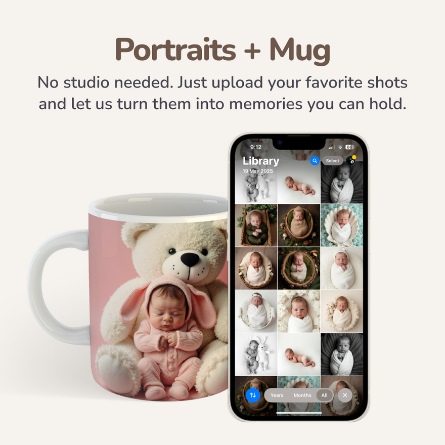 Portraits - Digital Images + Mugs x2