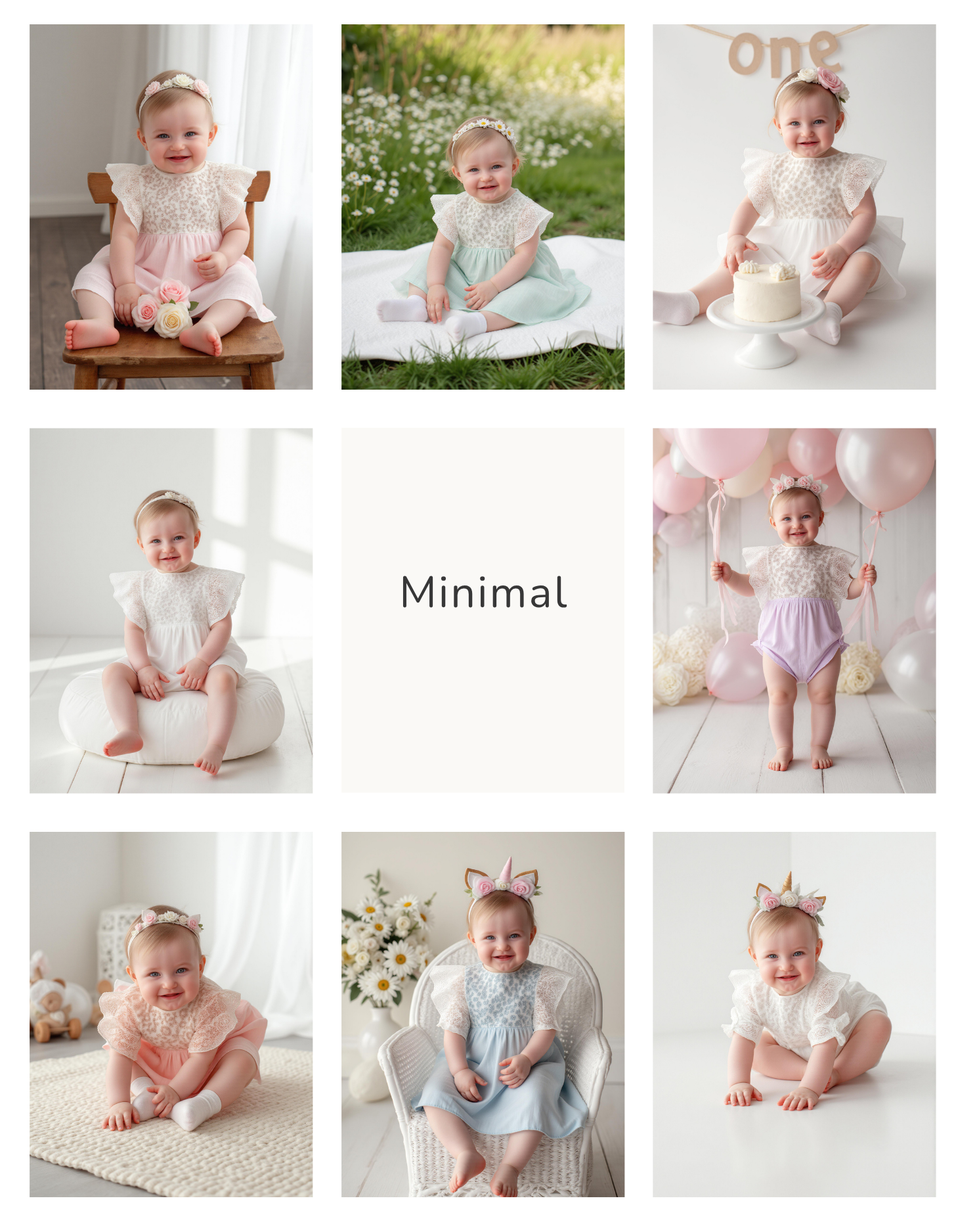12 Month Photos (+Cake Smash!) - 16 Pictures