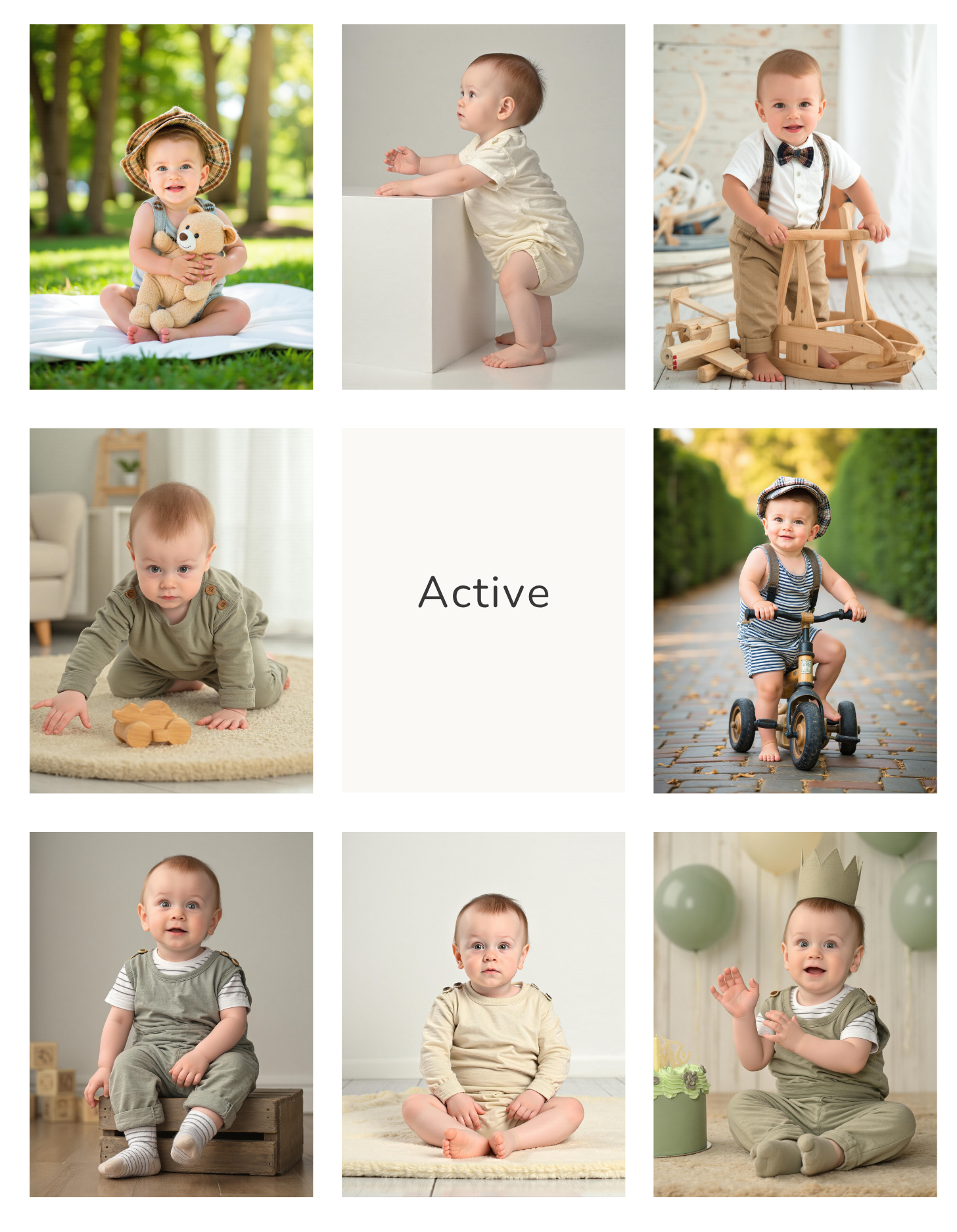 12 Month Photos (+Cake Smash!) - 16 Pictures