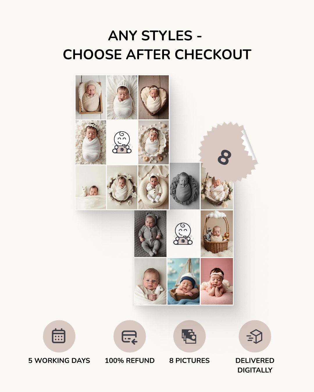 Cherish Your Newborn with Custom Portraits