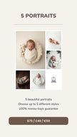 Newborn 5x Portraits