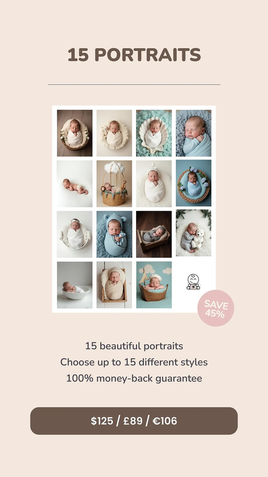 Newborn 15x Portraits
